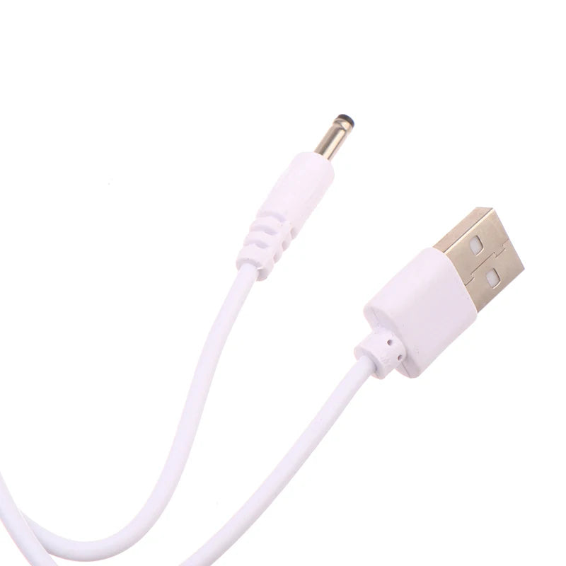 USB to DC 3.5mm Power Cable Jack Connector 5V Charger Universal for HUB Mini Fan Router MP3/MP4