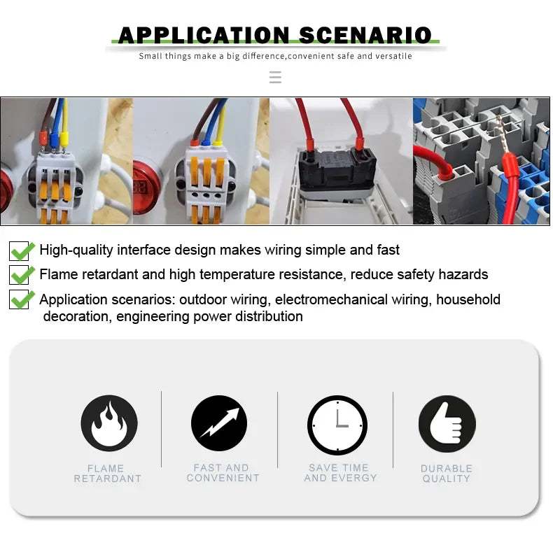Crimping Sleeve Terminal Wire Connector Electrical Kit with Mini Crimping Plier Boxed VE Insulated Terminals