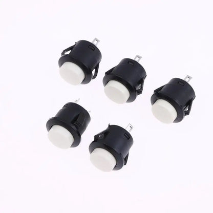 New 5/10Pcs Momentary Push Button Switch R13-507 16mm Round Switch 2Pins ON-OFF Self-res Panel Mounting
