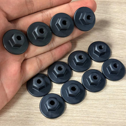 100/10pcs Auto Clips for Hex Head Plastic Self-Threading Nut for BMW Retainer Chassis Rear Bumper Splash Shield Car Interior