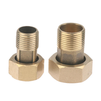 1/2" & 3/4" Water Meter Adapter Male to Female Threaded Coupler Connector