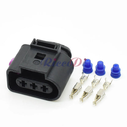 3-Pin 3.5mm Sealed Sensor Pigtail Connector 1J0973723 DJ7035A-3.5-21 PA66 for VW Audi Skoda Golf