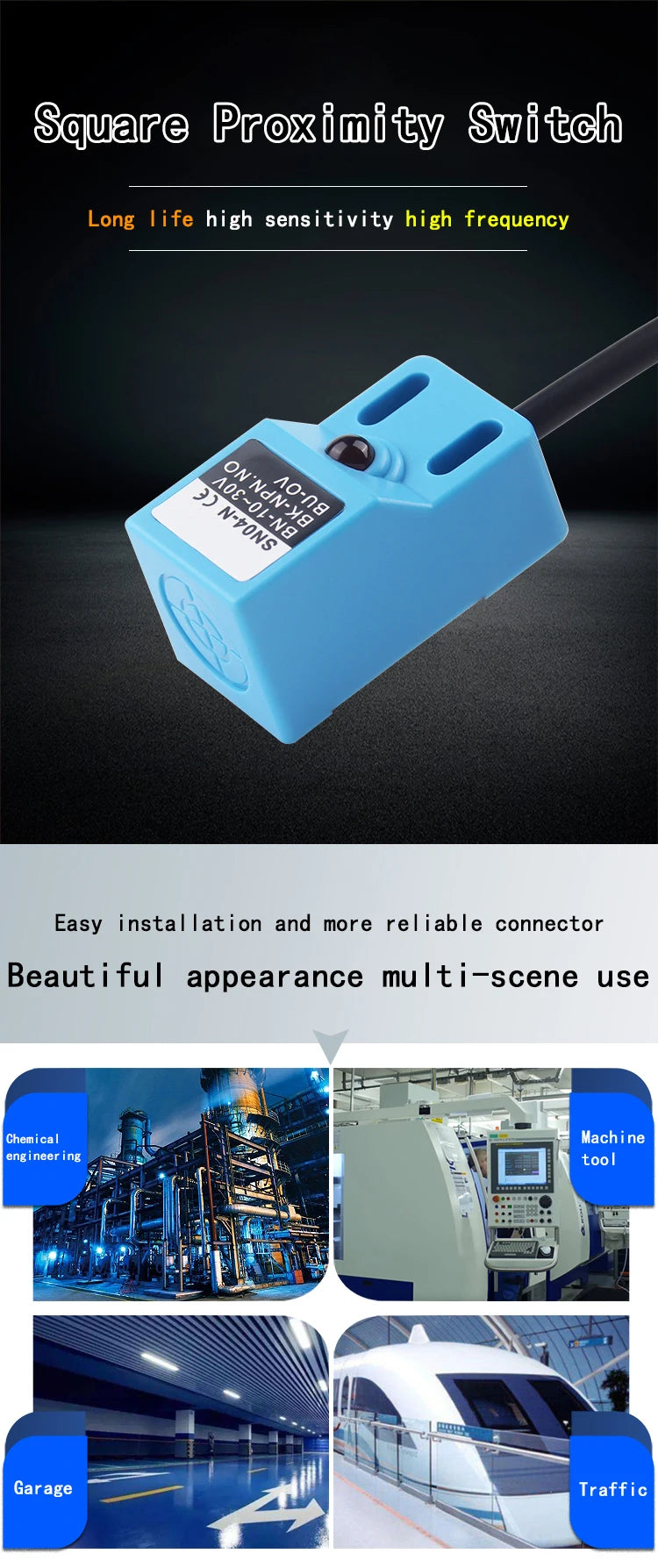 SN04 Inductive Proximity Sensor DC 4mm NPN/PNP NO/NC Detection Switch