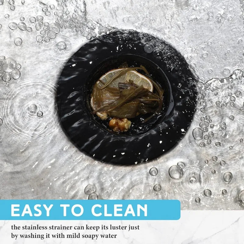10/1PCS Kitchen Sink Filter Stainless Steel Mesh Sink Strainer Filter Bathroom Sink Strainer Drain Hole Filter Trap Waste Screen