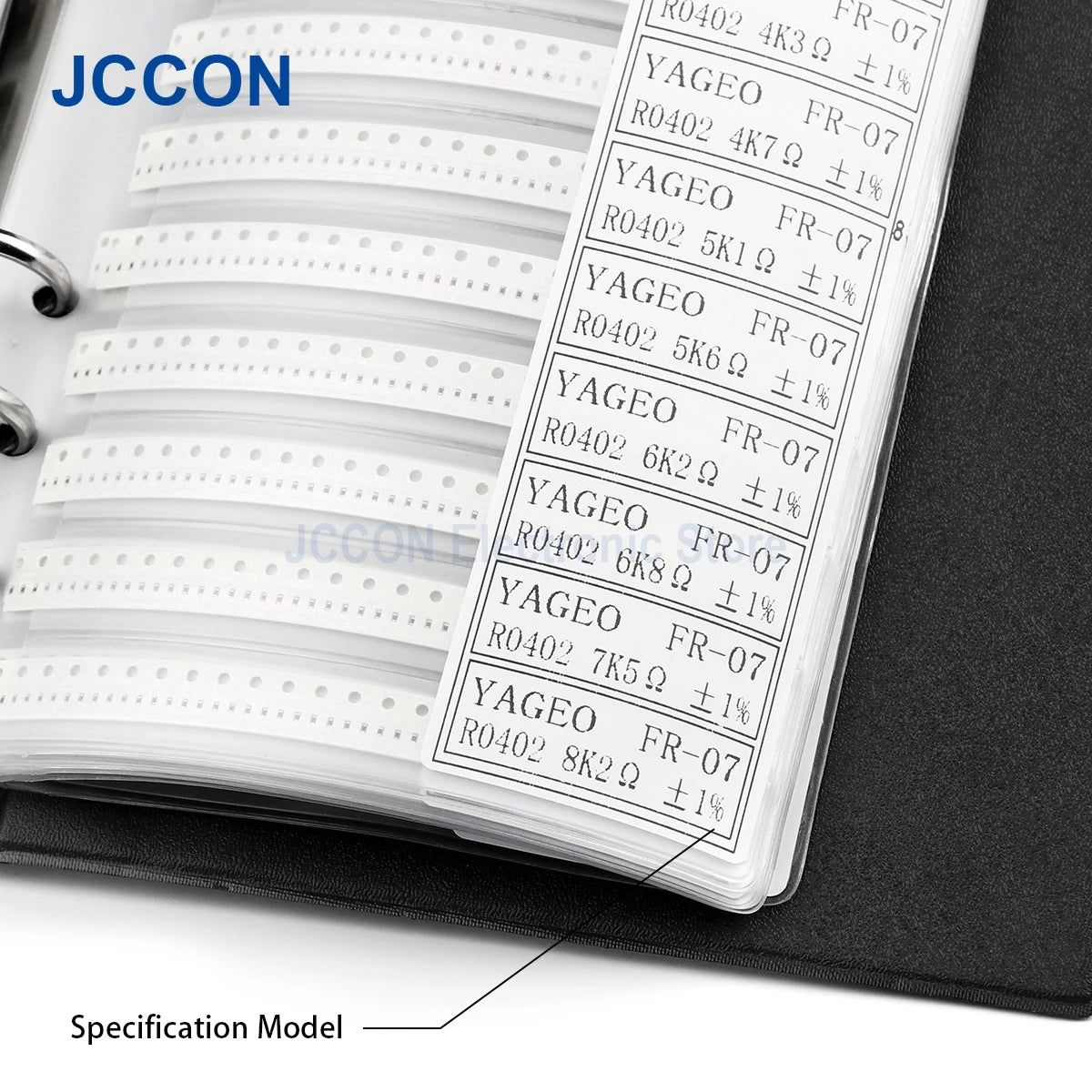SMD Chip Resistor Kit 0201–1206 0Ω–10MΩ 1% Tolerance for Electronics Projects