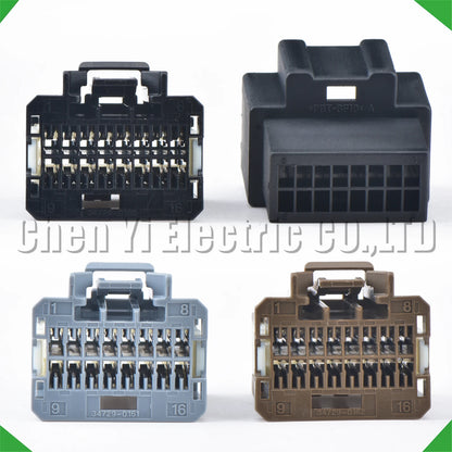 16 Pin Instrument Panel PCB Connector 34729-0160 For Ford Focus