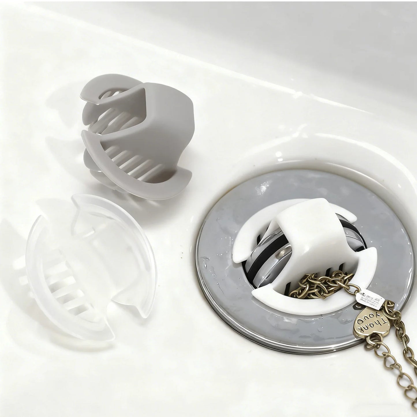 Universal Basin Filter Replacement Bathroom Sink Drain Protector Fine Mesh Hair Catcher Anti Clog Strainer Easy Cleaning Accessory