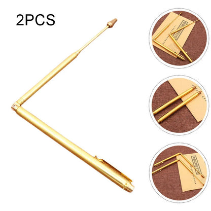 2PCS 99.9% Copper Detector Metal Detector Rod For Water Treasure Finding Tools Divining Copper Probing Rod 150MM±5MM Gathering