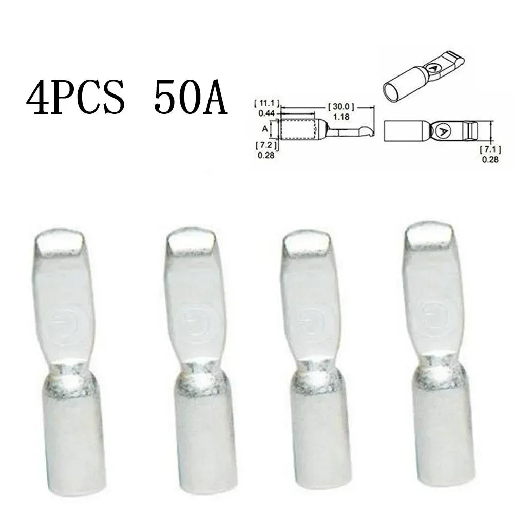 Anderson Plug Terminal Contacts Pins Lugs 50–120A for 12AWG Forklift Power and Energy Adapter Accessories