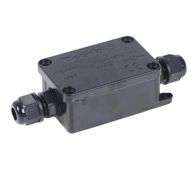 1/2sets 450V 2Way IP66 Outdoor Waterproof Cable Connector Junction Box With Terminal