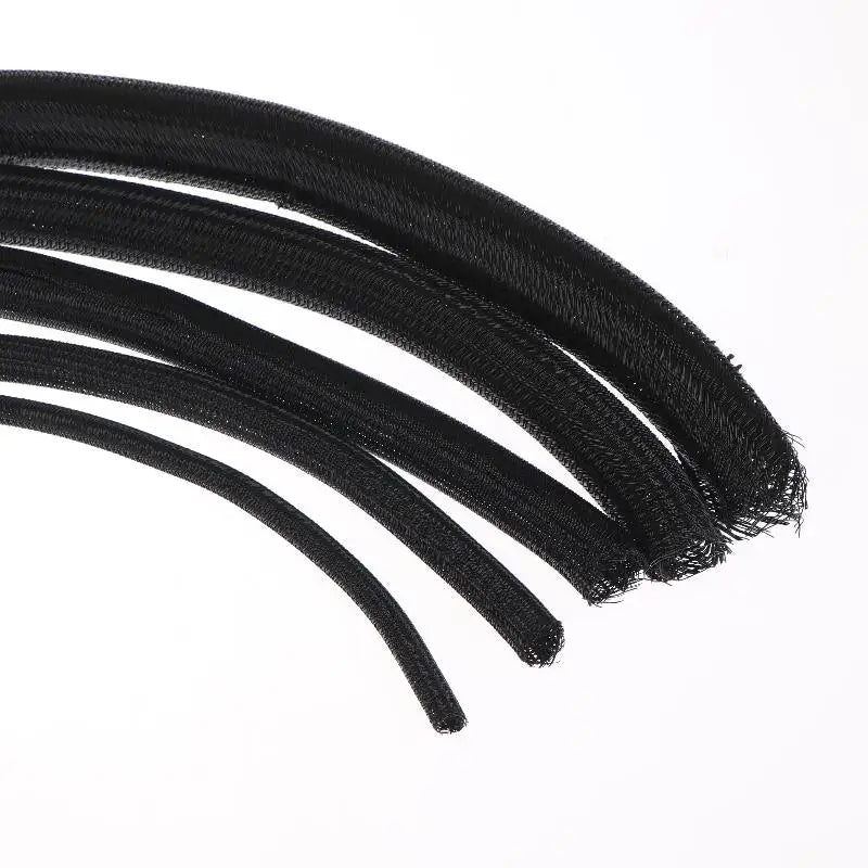 8-32mm Self-Closed Braided Cable Sleeve Wire Organizer High Protection