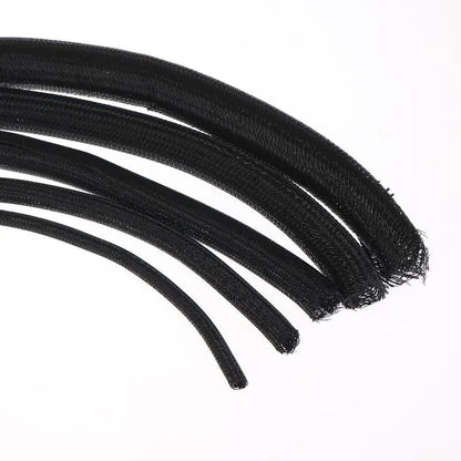 8-32mm Self-Closed Braided Cable Sleeve Wire Organizer High Protection