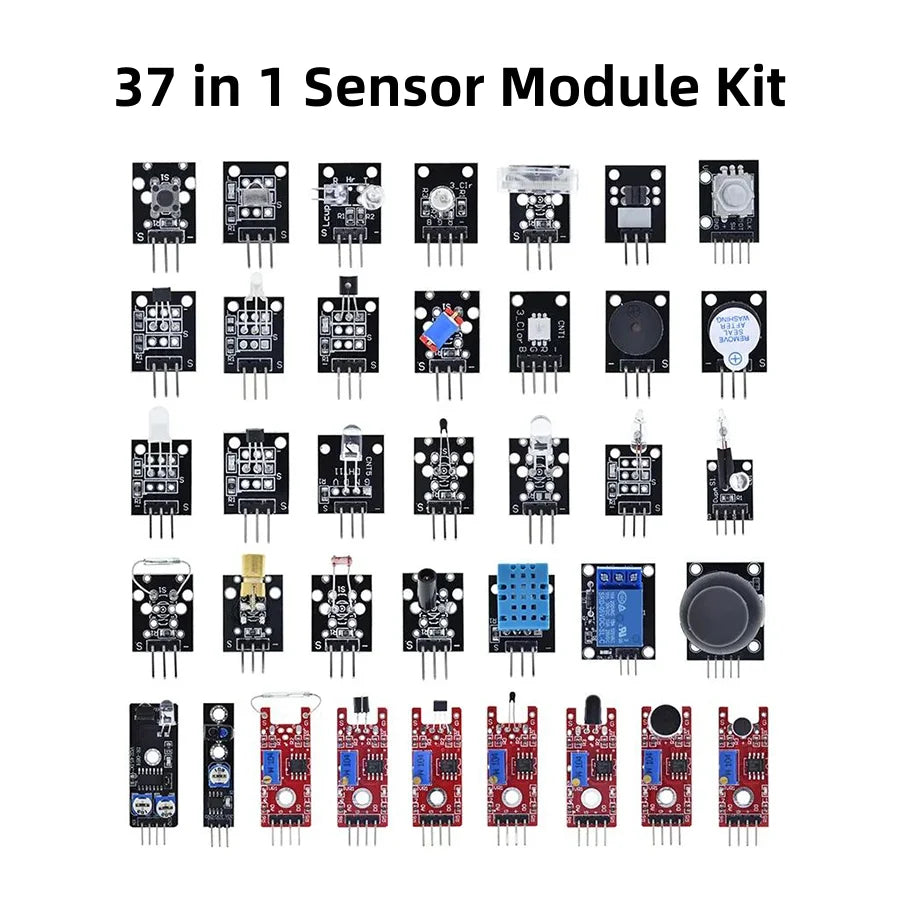 Electronics Sensor Modules Starter Kit ¨C Arduino and Raspberry Pi DIY Learning Set with Retail Box