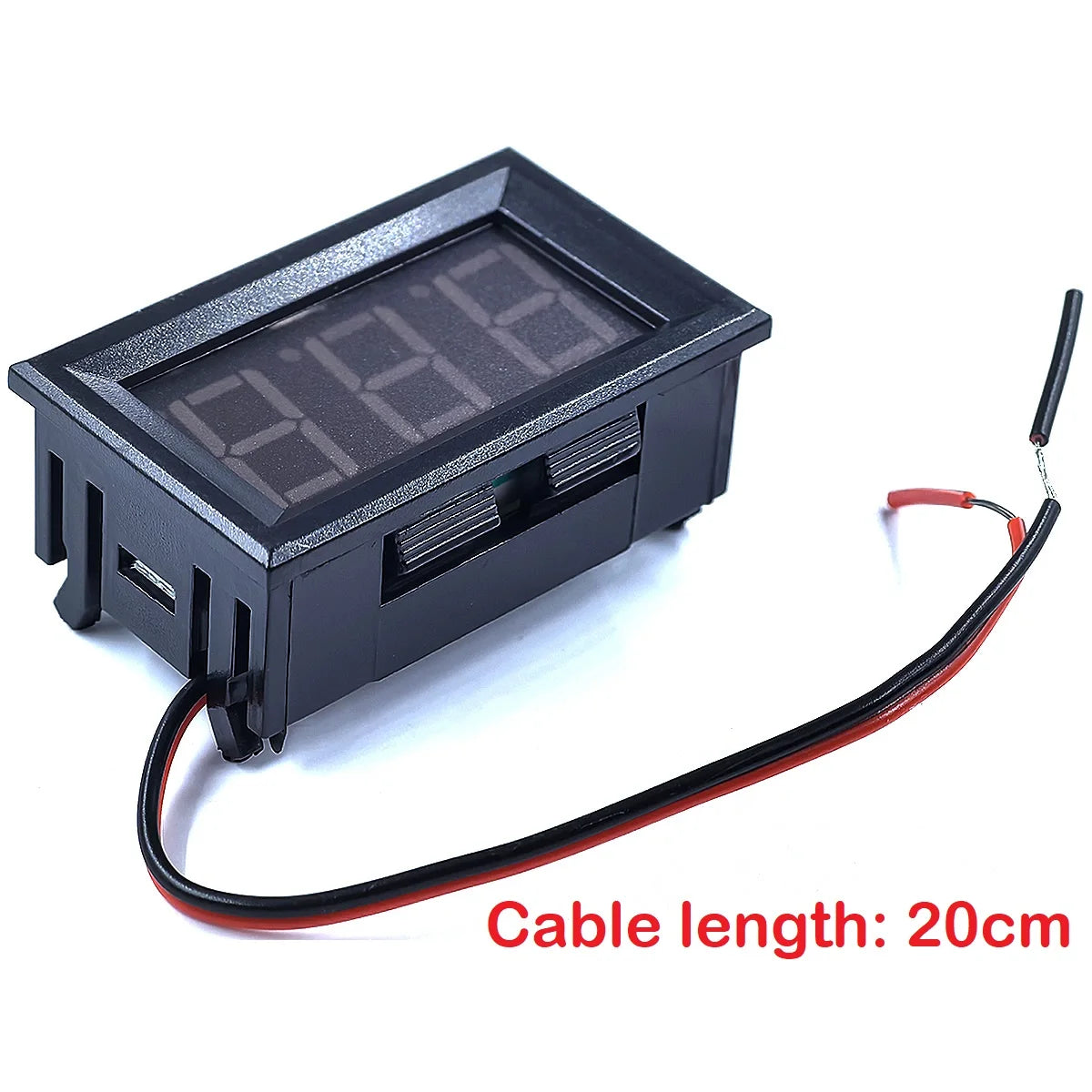 DC 4.5V-30V Digital Voltmeter Ammeter 0.56 Inch Two-Wire LED Display Voltage Current Meter for Car Motorcycle and DIY Electronics