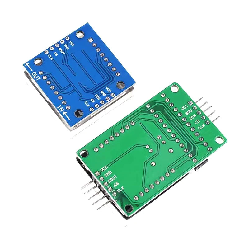MAX7219 4-in-1 Dot Matrix Display Module with 5-Pin Interface for Arduino Microcontroller Projects