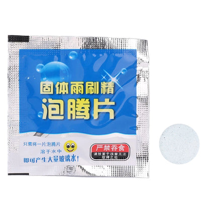 100/10pcs Car Glass water Cleaner Effervescent Tablet Auto Window Solid Cleaning Automobile Car Glass Wiper Washing Tablets
