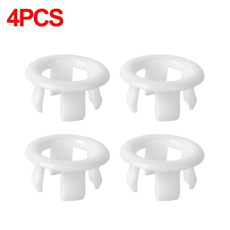 Sink Overflow Ring Cover Plug Bathroom Basin Drain Hole Cap 4/1PCS