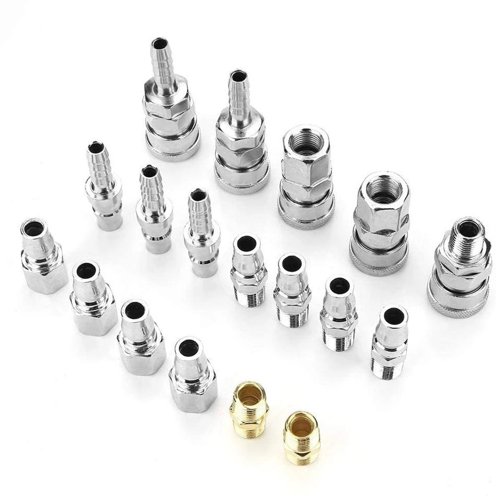 Air Compressor 1 4 For BSP Air Hose Fittings Push-in Insertion Temperature Resistance Anti-Rust Easy To Replace