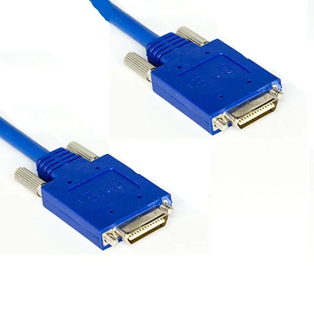 1pcs 3Feet New For Cisco CAB-SS-2626X Cable Back-To-Back DTE-DCE Cable For WIC-2T Plastic Cable Length 0.9m Electrical Equipment