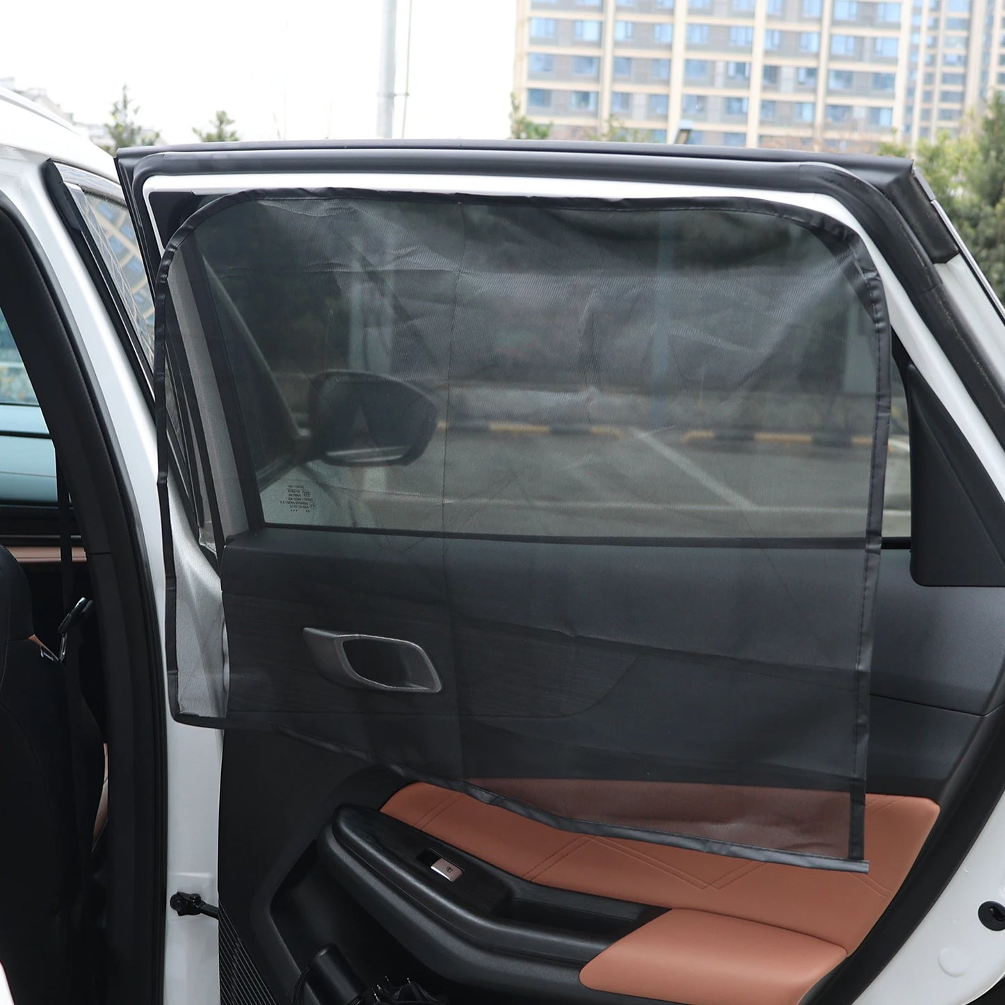 Magnetic Car Sunshade Curtain – Foldable Side Window Sun Shade for Summer Protection (Front & Rear) – 1/2PCS Auto Accessories