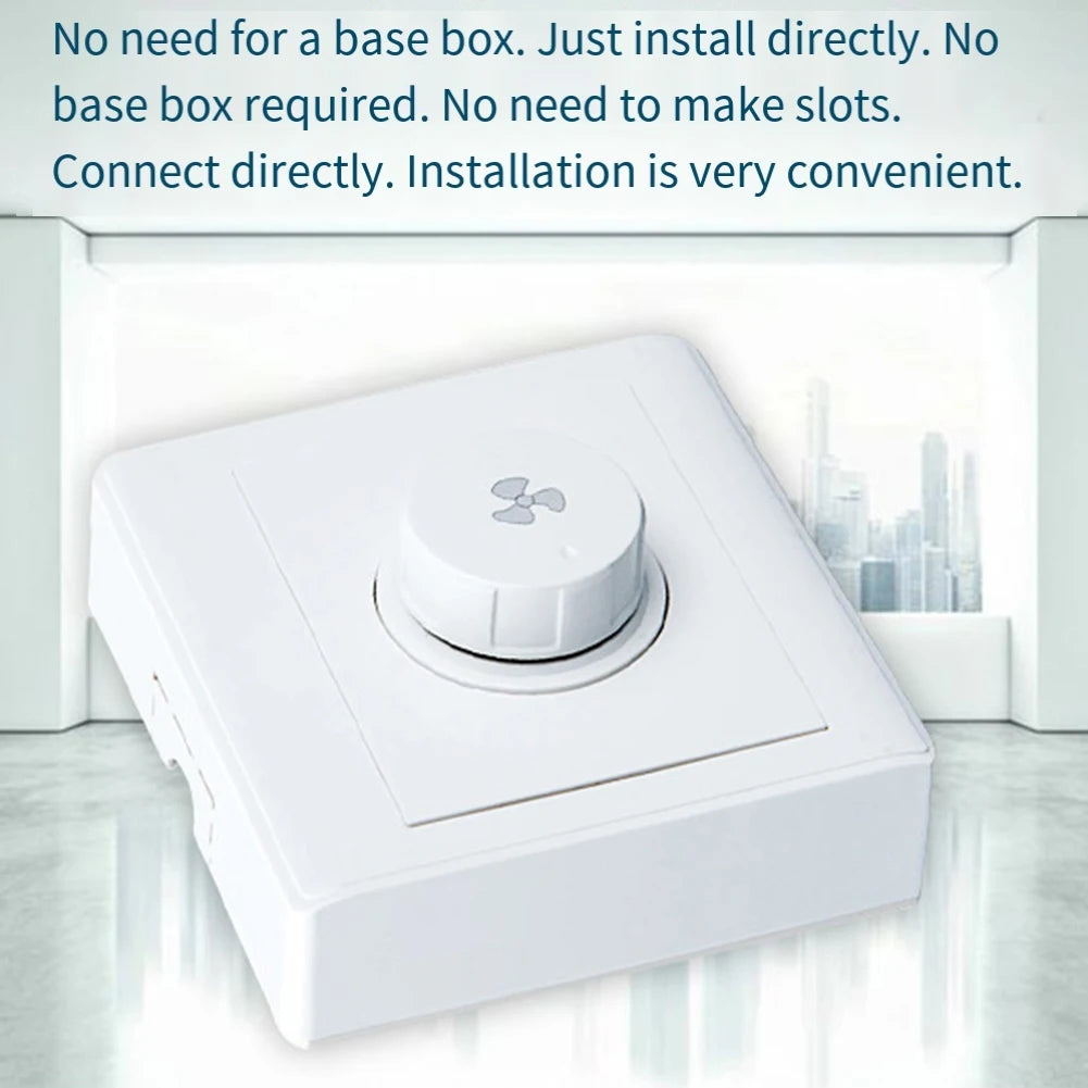 Versatile Fan Control Solution Speed Control Variable Speed Switch Stepless Speed Regulator Infinitely Variable Control