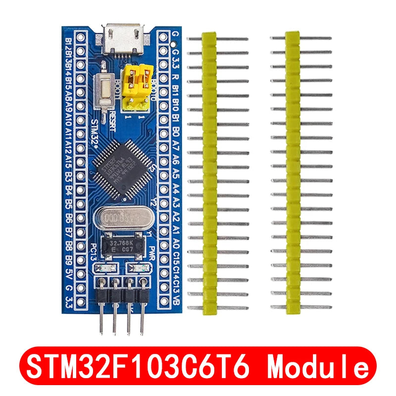 STM32F103C8T6 CH32F103C8T6 ARM Cortex-M3 Development Board with ST-LINK V2 Programmer