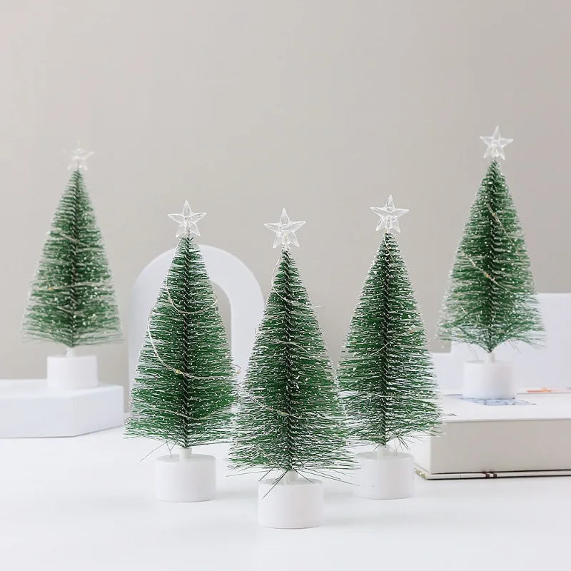 1/3PCS Christmas Tree Night Light Pine Needle String Lights Battery Powered for Home Desktop Decor New Year Party Gift Decor