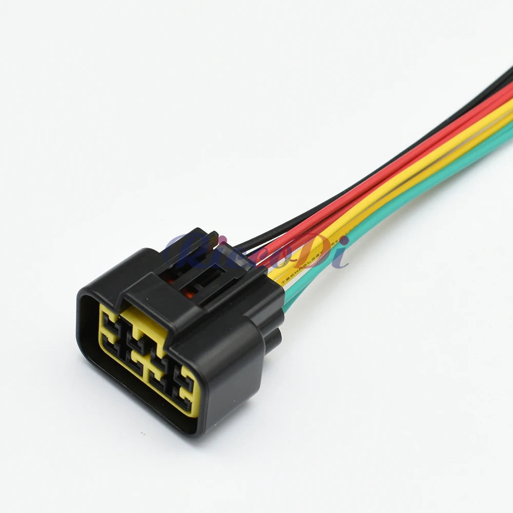 FW-C-8F-B / FW-C-8M-B Furukawa 8-Pin 2.3mm Waterproof Automotive Connector — Black Male Female Plug