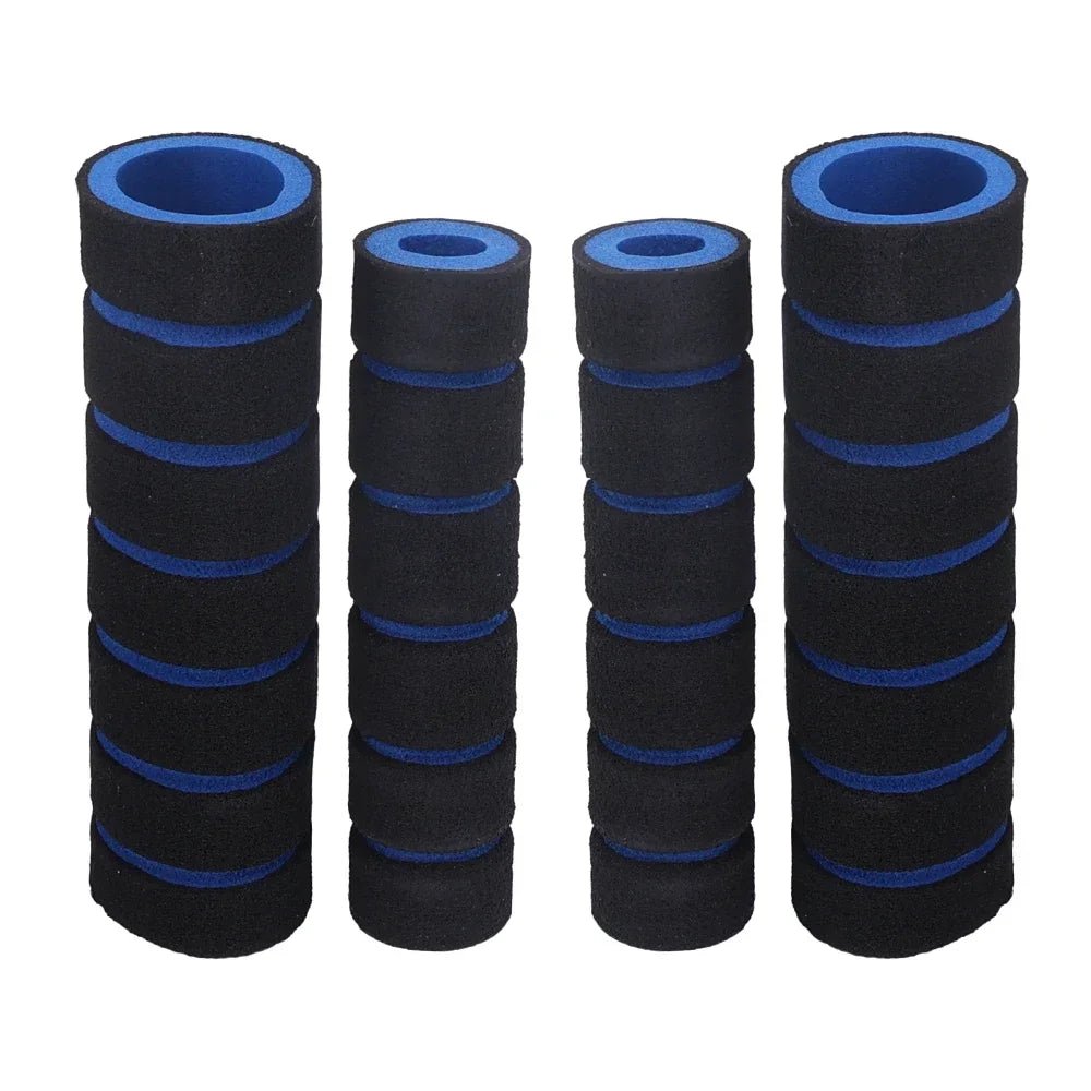 4pcs Universal Grip Comfort Sponge Foam Handlebar Cover – Non-Slip Soft Handlebar Grip for Motorcycle, Dirt Bike & E-Bike