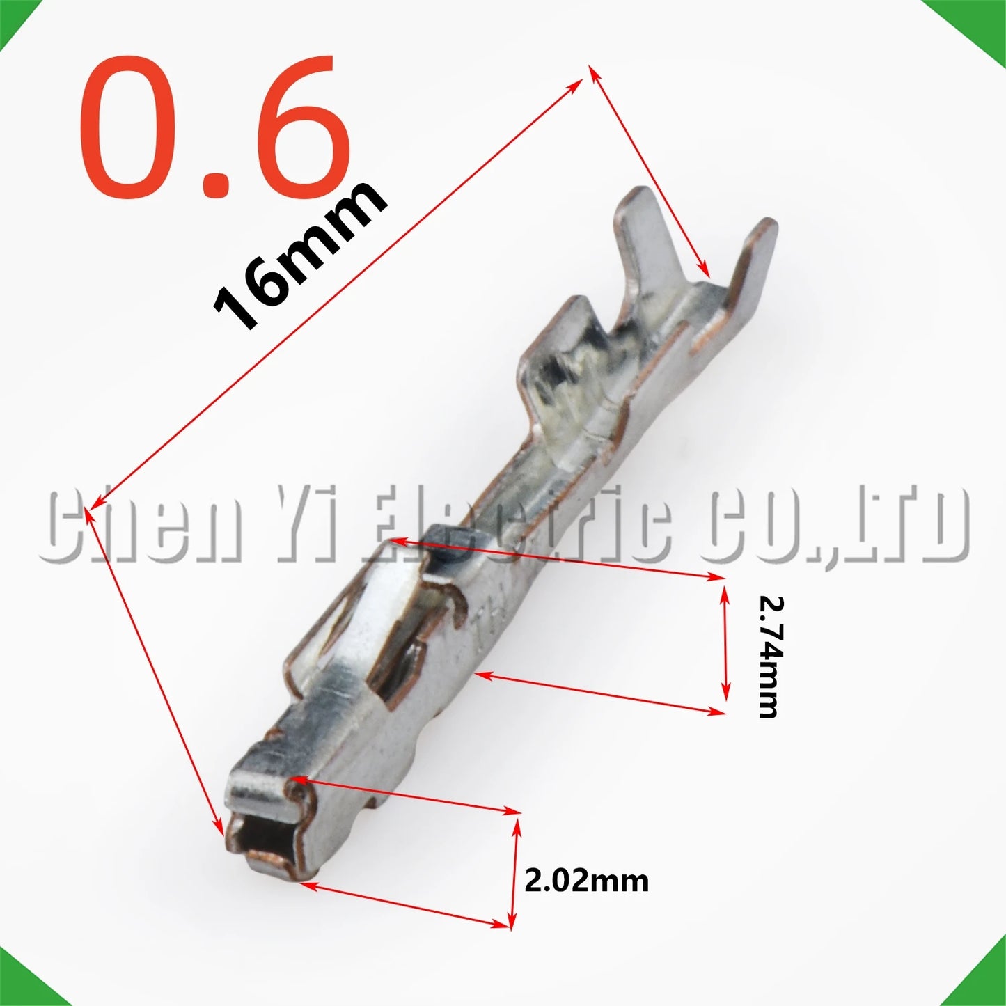 50 Pcs 0.6 mm Male or Female Wire Crimp Pins for 1674742-1 1123343-1 Sheath Automotive Connectors Wire Harness Plug