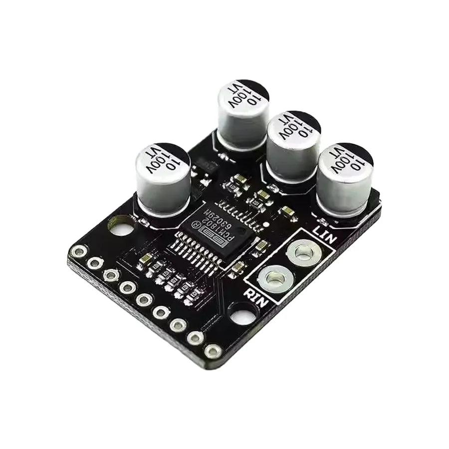 PCM1802 Audio Stereo A/D Converter 24bit 96kHz ADC Decoder Module with Analog Input for Digital PCM Amplifier and Player