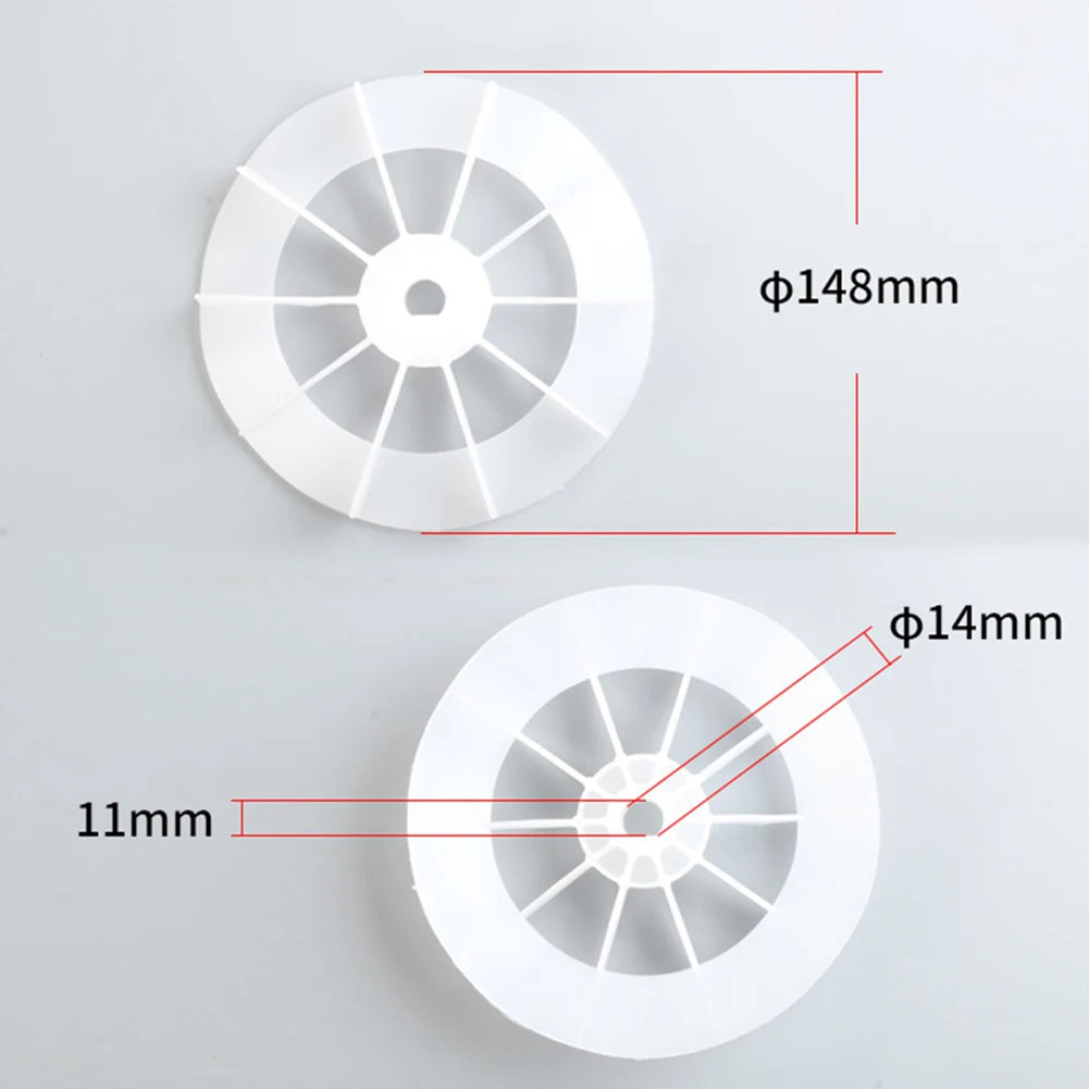 Plastic Replacement Fan Blade for Air Compressor Compatible with Direct Online Motor Features Low Noise and Stable Structure