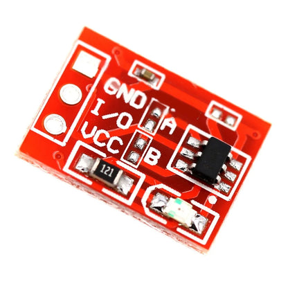 20Pcs TTP223 Touch Button Modular Self-Locking Micro Capacitive Switch Red Single Capacitive Switch 2.5V-5.5V Electrical Equipme