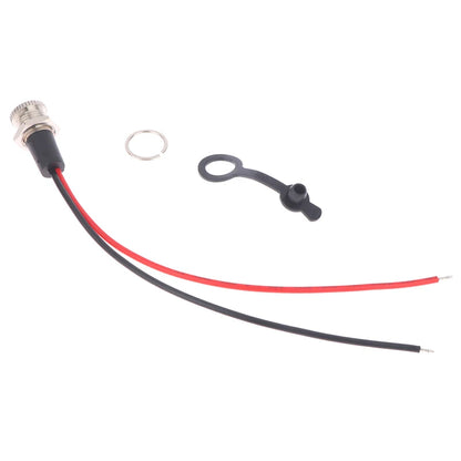 IP68 Waterproof DC Power Socket 5.5x2.1MM 5521/5525 Panel Mount Jack