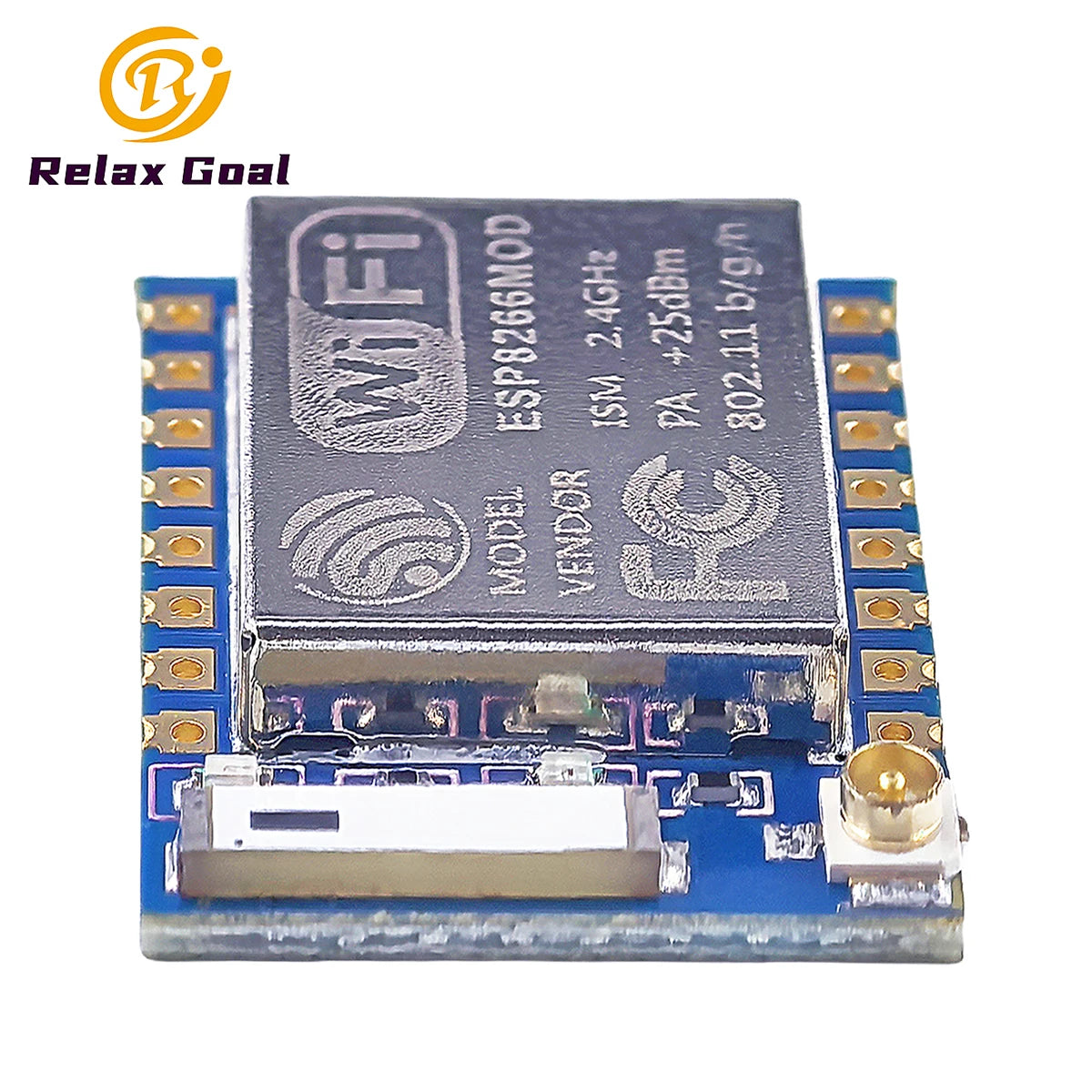 ESP8266 ESP-07 WiFi Serial Module Wireless Transceiver Board for Arduino Nano, UNO, and Robotics Projects