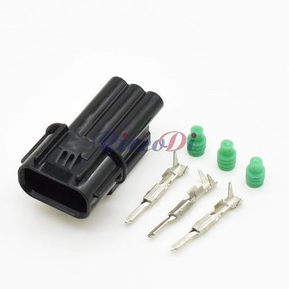 3 Pin Auto LED Fog Light & DRL Wire Harness Connector Plug 6189-7494 For Honda Civic Accord UR-V