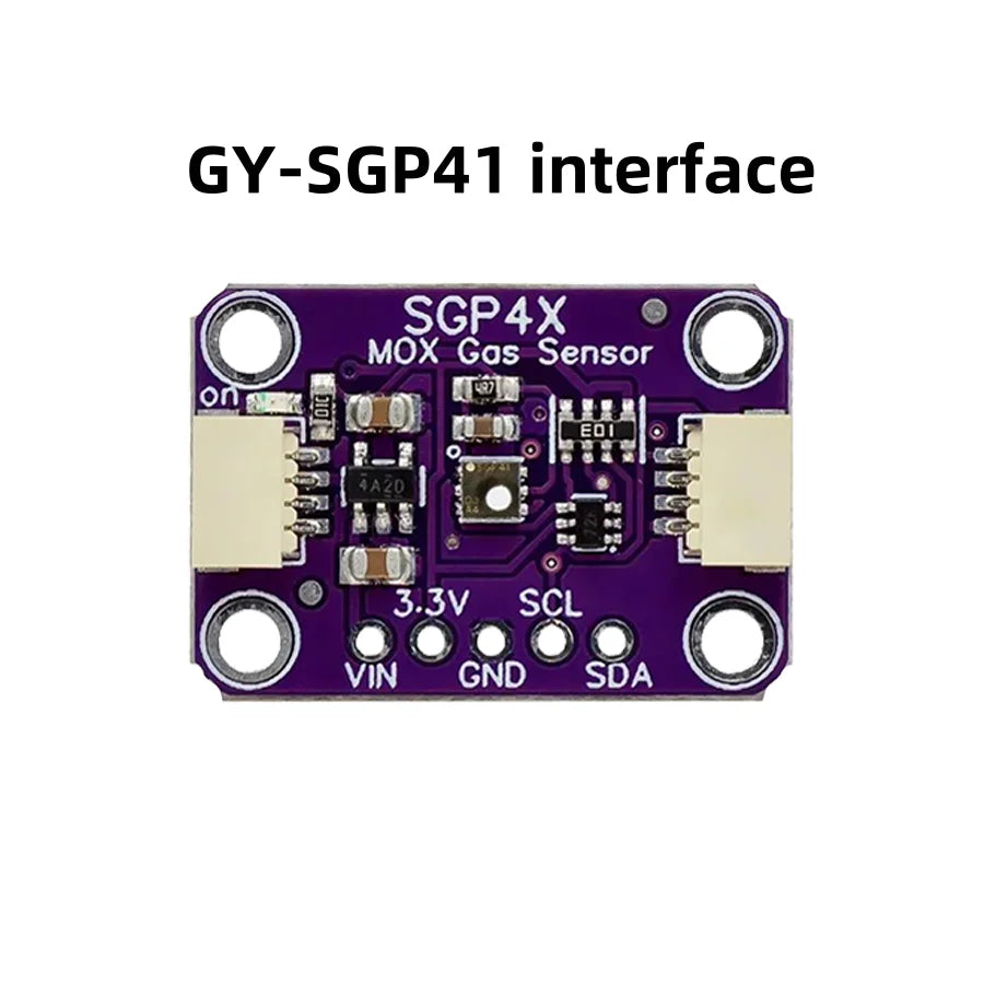 SGP41 SGP40 SGP30 Air Quality Sensor Module for Arduino Raspberry Pi, TVOC eCO2 Formaldehyde Gas Detector with Demo Board