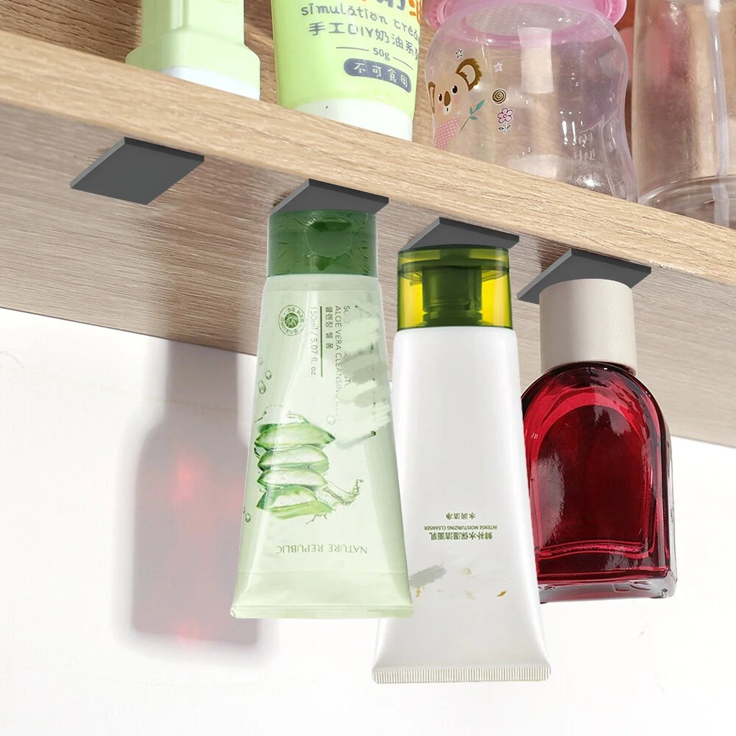 Square Self Adhesive Magnetic Sheets Flexible Refrigerator Magnets