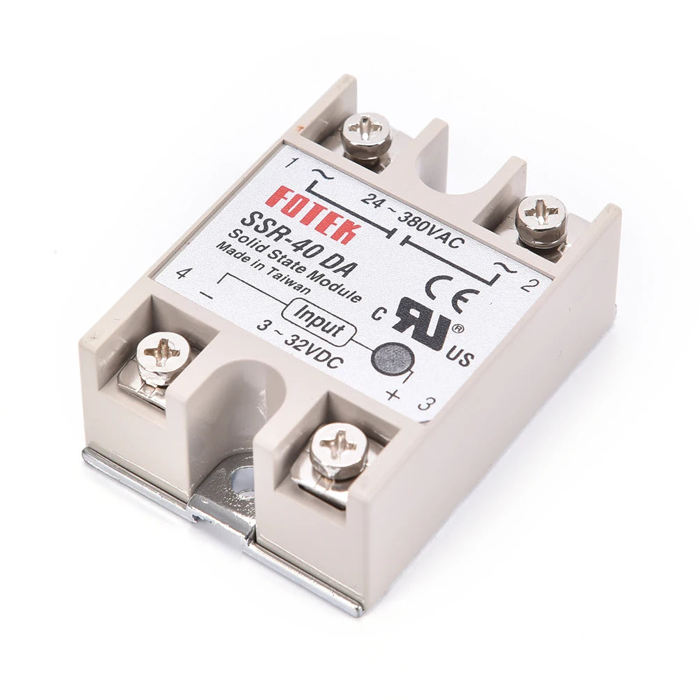 New Industrial Solid State Relay SSR 40A with Protective Flag SSR-40DA 40A DC control AC
