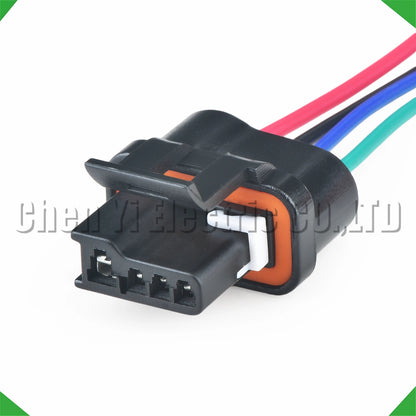 4 Pin Automotive Connectors Water Tank Electronic Fan Wire Harness Plug 12124898 for Chevrolet Buick
