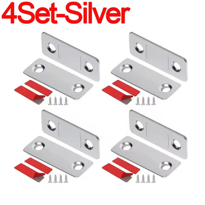 Wholesale Magnetic Door Catch Ultra-Thin Cabinet Catches Door Closed Magnets Sheet Adhesive Closet Drawer Window Magnet Latches