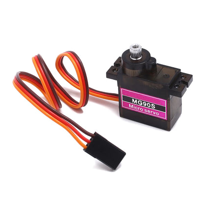 MG90S 9g Digital Servo with Plastic Gears for RC Helicopter, Plane, Boat, and Car