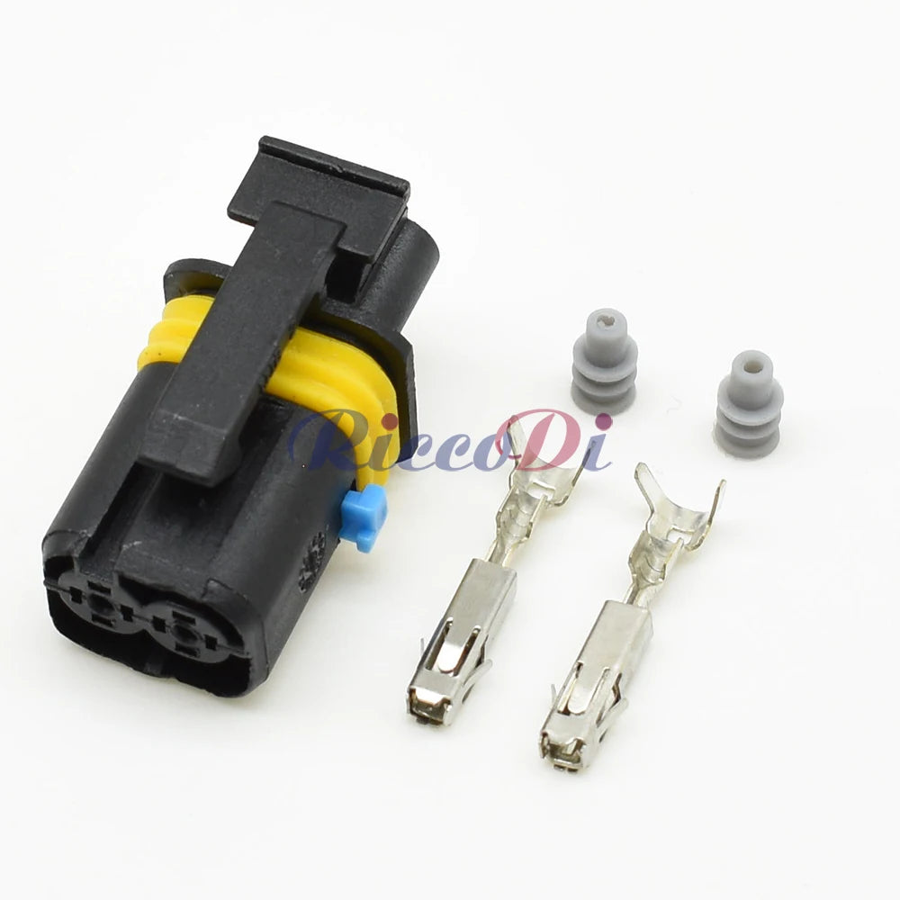 DJ7028YA/YB-1.5-21 Automotive EFI Motor Start Relay 2-Pin Waterproof Connector Male Female