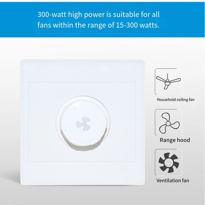Versatile Fan Control Solution Speed Control Variable Speed Switch Stepless Speed Regulator Infinitely Variable Control