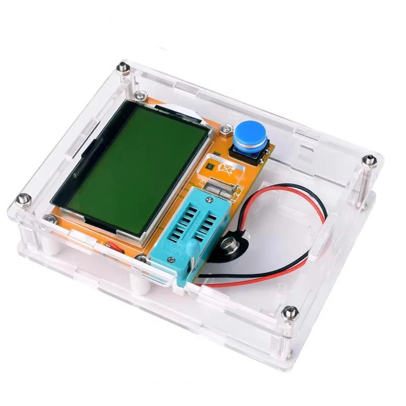 LCR-T4 Transistor Tester Meter ESR Diode Triode Capacitance MOS PNP LCD Display