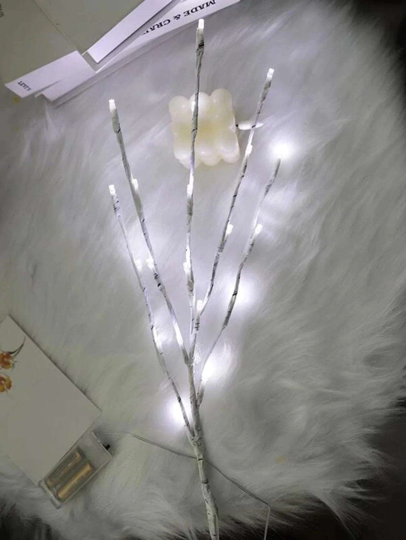 1 PC White Birch Branch Light LED Festive Lights Battery Operated for Christmas Party Wedding Decoration Twig Outdoor Lights