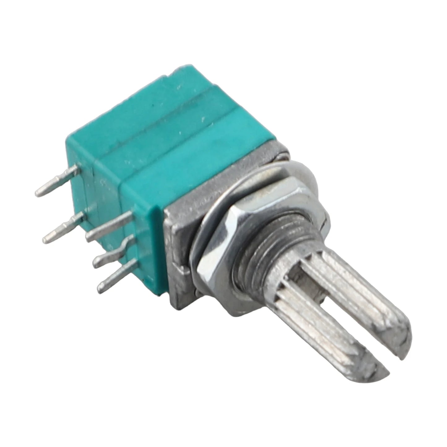 Audio Equipment 60*60*60 Mm Sealing Potentiometer Knurled Shaft Potentiometer Control Device Plastic Shell Single Linear Use