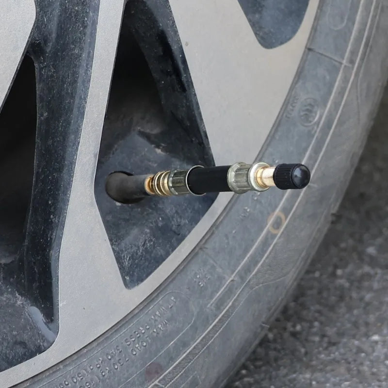 Flexible Rubber Tyre Valve Extension Tube 10/15/21cm for Cars & Trucks