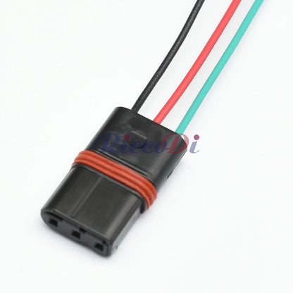 3-Pin 0.6mm Camshaft Position Sensor Connector DJ7032W-0.6-21 Automotive Injector Plug with 15cm Wire