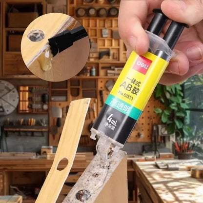 Epoxy Resin Liquid AB Glue Strong AB Adhesive Waterproof Sealant Casting Glue Heat Resistant Metal Repair Glue for Ceramic Glass